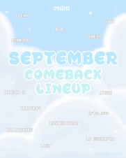 *‧♡⋆꙳•꒰ა9月カムバックラインナップ໒꒱ ₊♡⋆꙳